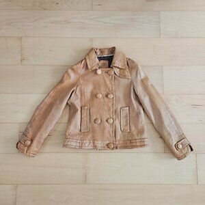 Genuine Leather Banana Republic Womens Jacket - Tan